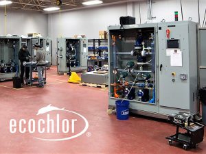 Ecochlor BWMS in factory production cell