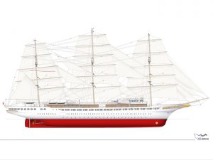passenger sailing ship
