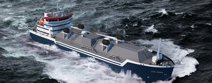 Damen Yichang cuts steel for LNG bunkering vessel