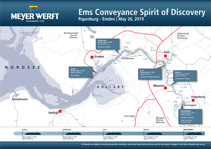 Spirit of Discovery finishes Ems transportation