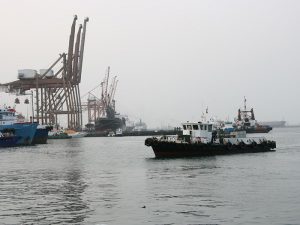 scene at Port of Fujairah