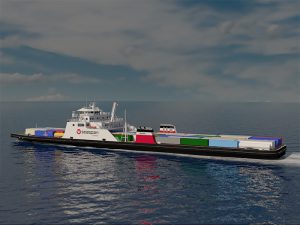 Artist's impression of ferry