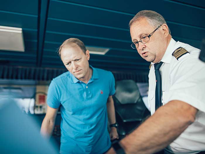 VIDEO CLIP: AI pilot job conserves gas on Stena Line ferryboat image description