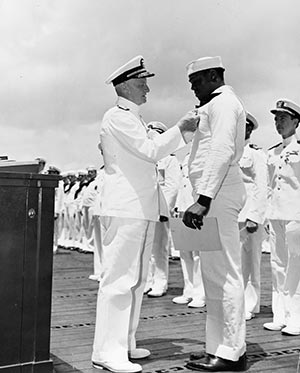 Doris Miller honored by Nimitz