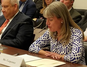 Jennifer Carpenter, new AWO CEO, testifies on behalf of the nation's waterways