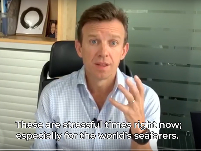VIDEO CLIP: Five actions to require to secure seafarers' psychological health and wellness image description