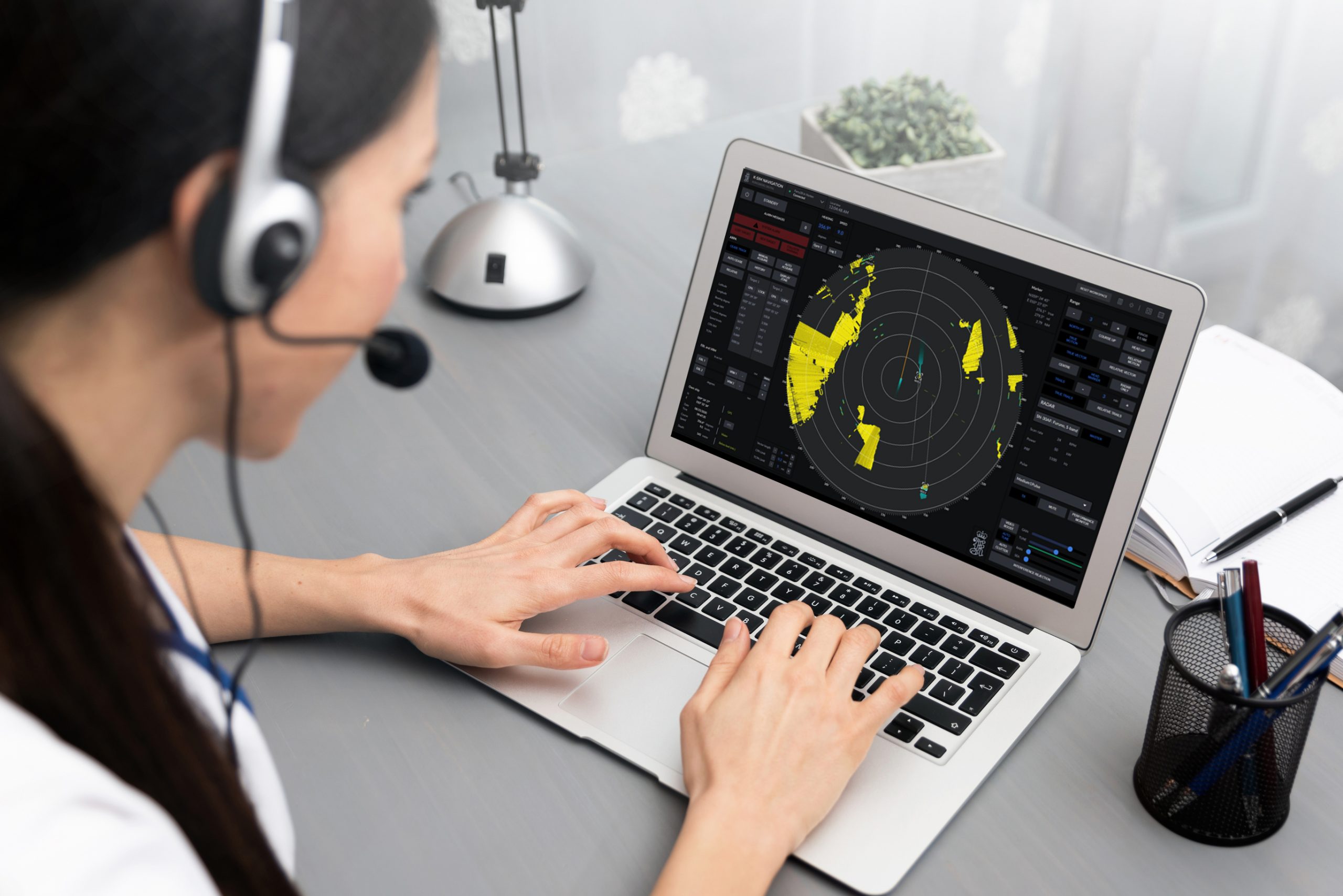 Kongsberg: Cloud- based radar training can be gain access to anytime, anywhere image description