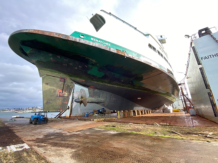 Everett Ship Repair begins deal with WSF Jumbo Mk III