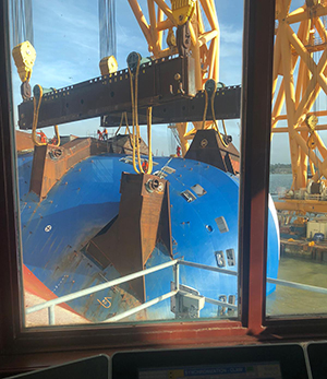 VIDEO CLIP: Golden Ray reducing currently in progress VIDEO CLIP: Golden Ray reducing currently in progress