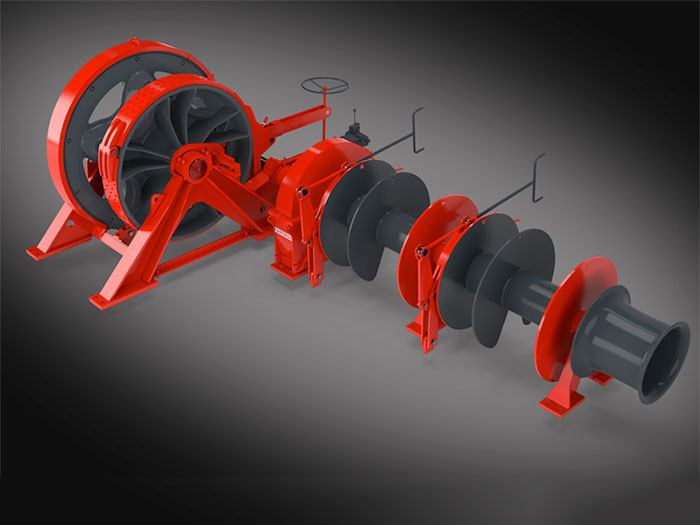 Red machinery item