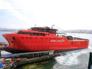 CSOV launches from Gondan Shipyard