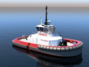 Crowley has the first fully electric U.S. tugboat with autonomous technology
