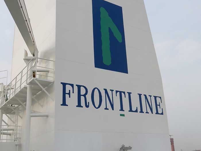 Frontline logo on stack