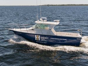 VIDEO: Huntington Ingalls debuts unmanned surface test vessel
