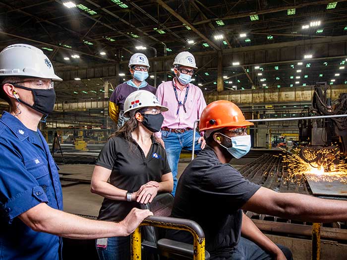 Start of construction of NSC 11 at Ingalls