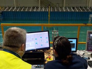 Model tests of Seaplace system were performed at the IH Cantabria offshore basin.