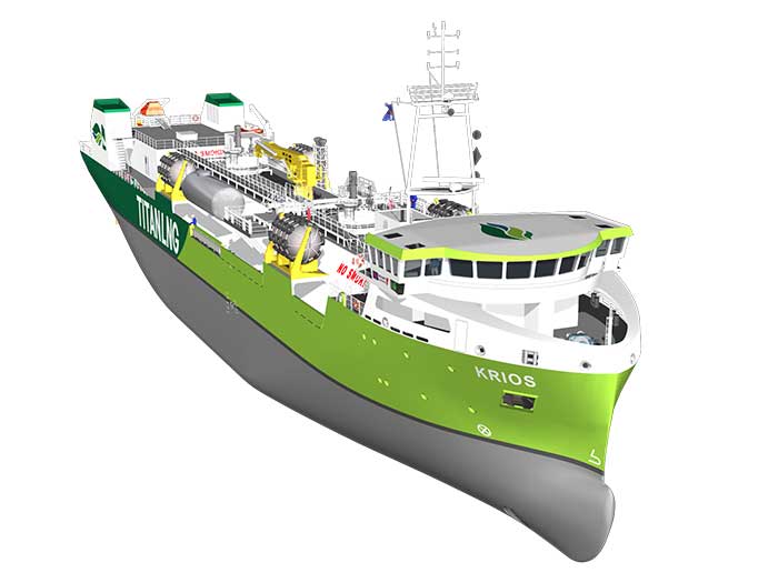 LNG bunkering vessel Titan Krios