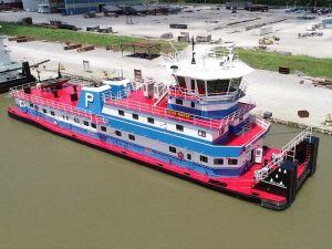 Olive Parker is first towboat built by C&C for Parker Towing