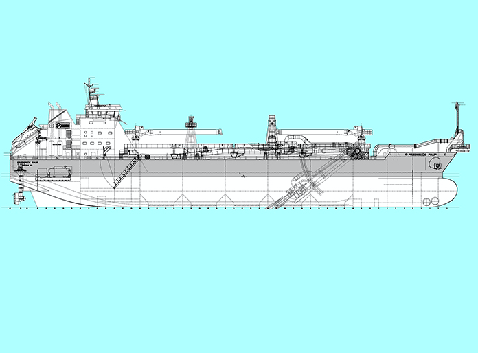 Largest hopper dredge in United States by Manson Construction