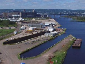 Fraser Industries LLC is located on a 60-acre facility on Lake Superior with navigable water access, rail access and immediate freeway access.