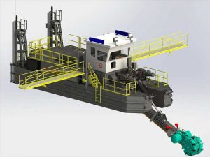 Ellicott's custom B590E dredge