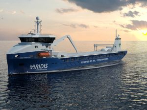 Viridis ammonia fueled ship
