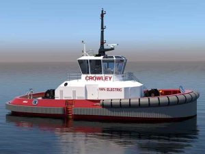 Rendering of fully electric tug