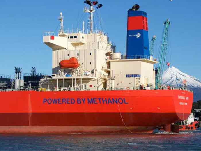 methanol fueled tanker
