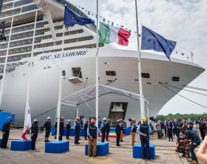 Green hydrogen initiative was announced the MSC Cruises took delivery from Fincantieri of its new flagship,
