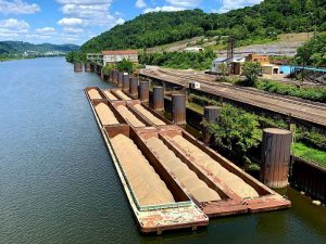 Barges alongside at Weirton, W. va.