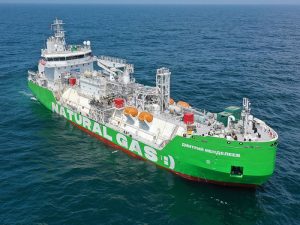 Russia's first LNG bunkering vessel