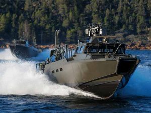 Fast assault craft on water