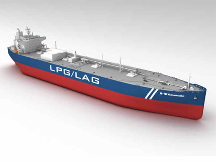 Ship is designed for simultaneous carriage of LPG and Liquefied Ammonia Gas