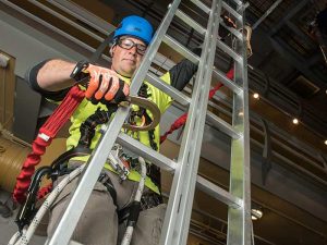 Offshore wind training modules incude training on working at heights