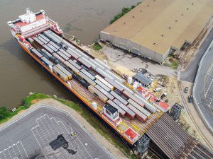 Cherokee loaded seen from air