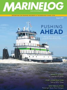 August 2021 Marine Log magazine