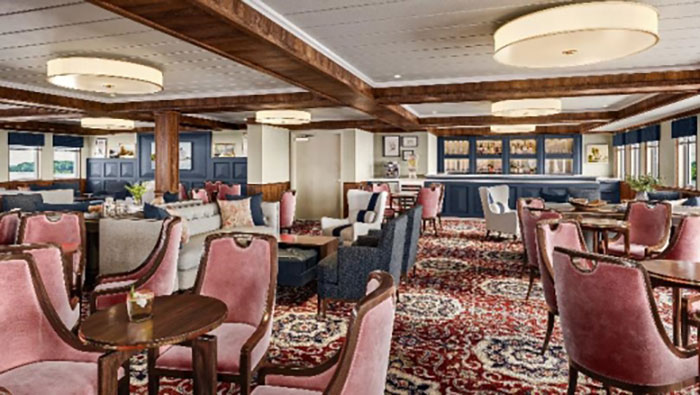 New paddlewheeler interior design