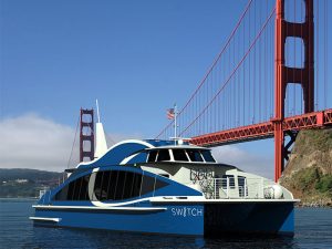 Hydrogen fuel cell powered ferry