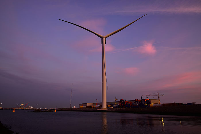 Giant Haliade-X wind turbine