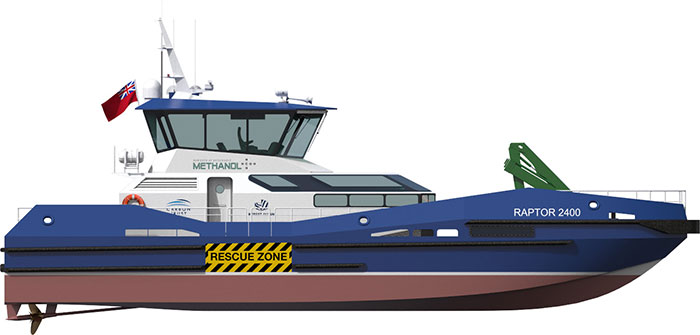 Profile of methanol-fueled CTV