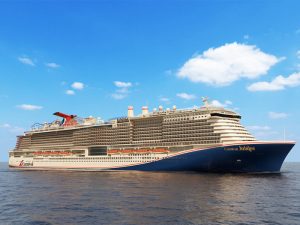The 182,800 gross tons Carnival Jubilee will have a capacity for more than 5,400 guests and 1,700 crew.