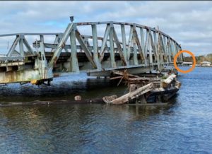 Bridge post-accident