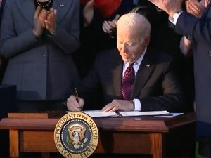 Biden signs infrastructure bill