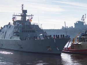 Navy vessel at Mayport