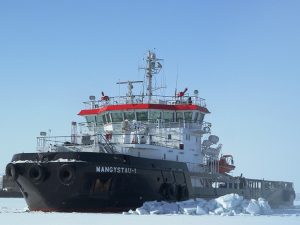 Sister vessel in ice