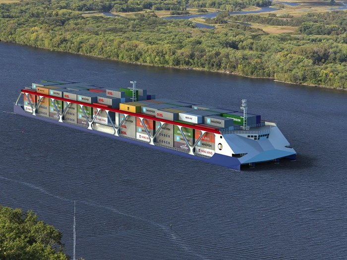 River container vessel