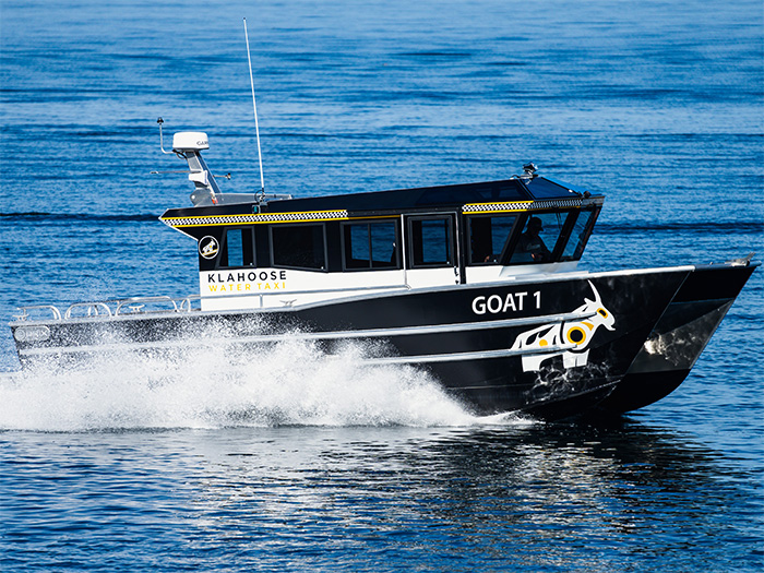 Water taxi in service