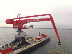 Weeks Marine gantry crane barge