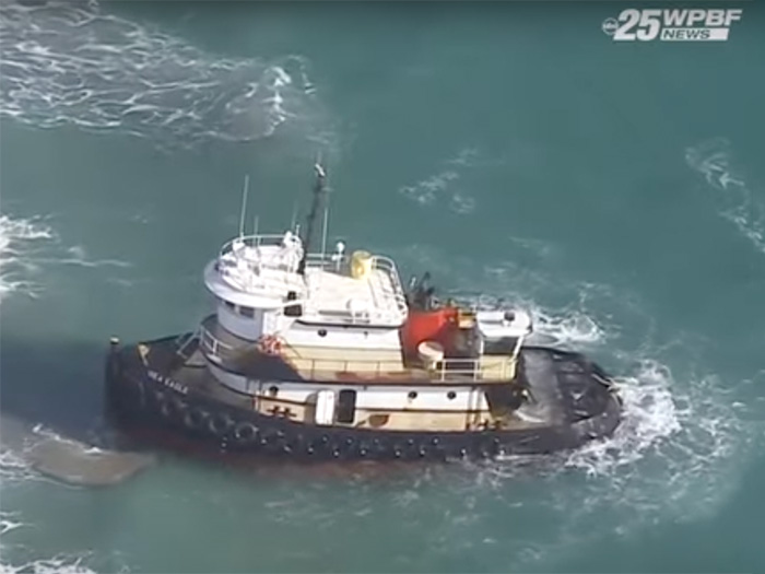 Grounded tug