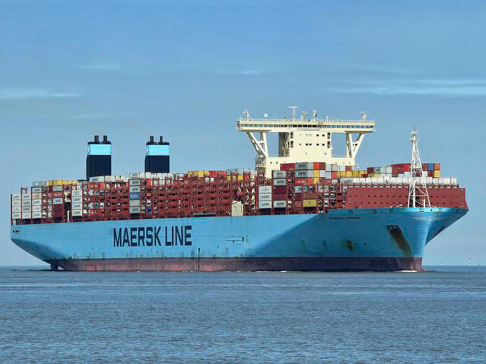 Maersk Mumbai aground